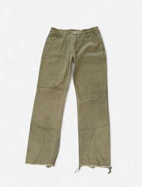 Wish List Jeans Green  Raw Hem Pants Women’s Size Medium